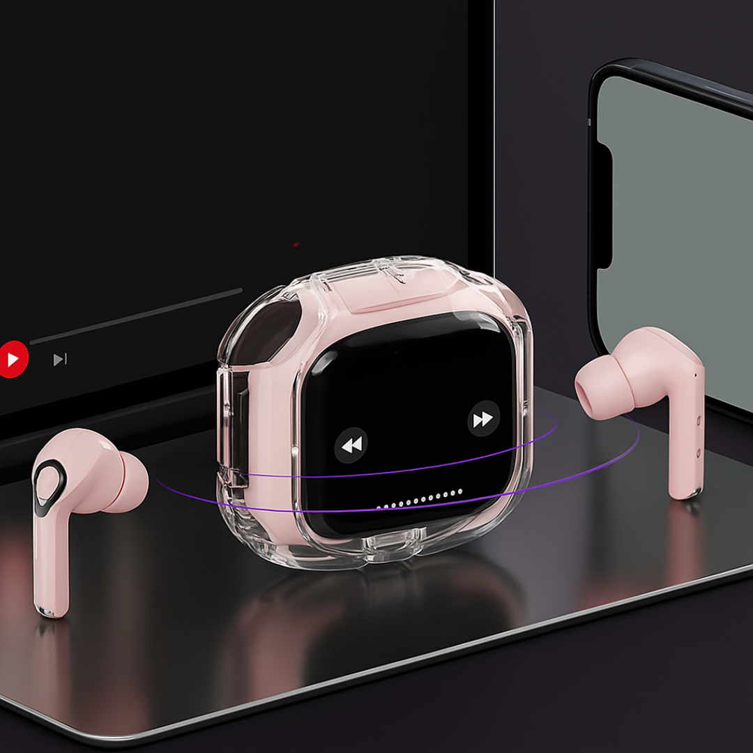 Kit Premium: Smartwatch + Air Max + P9 Plus Max